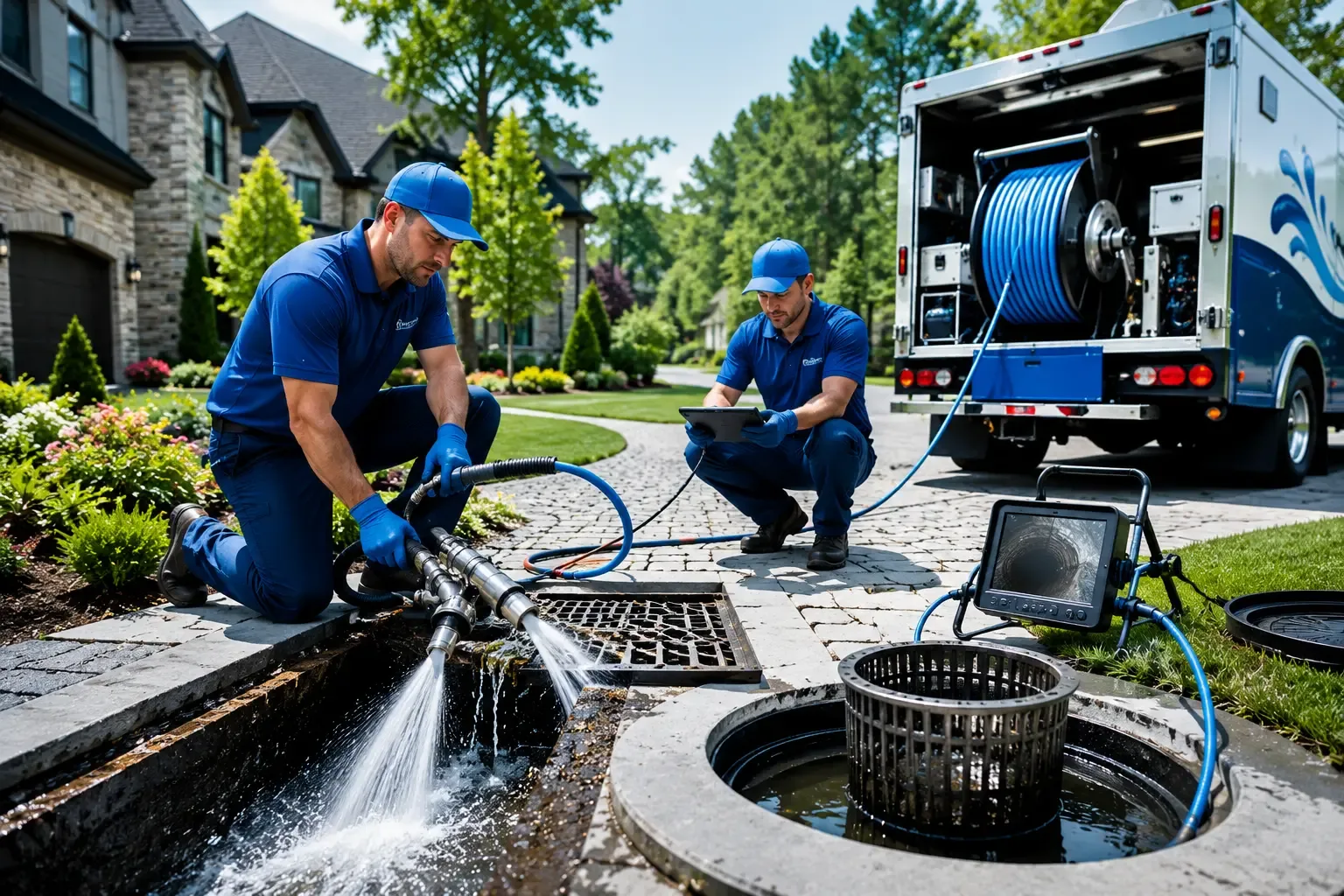 Local outdoor drain cleaning professionals in Sigel, IL