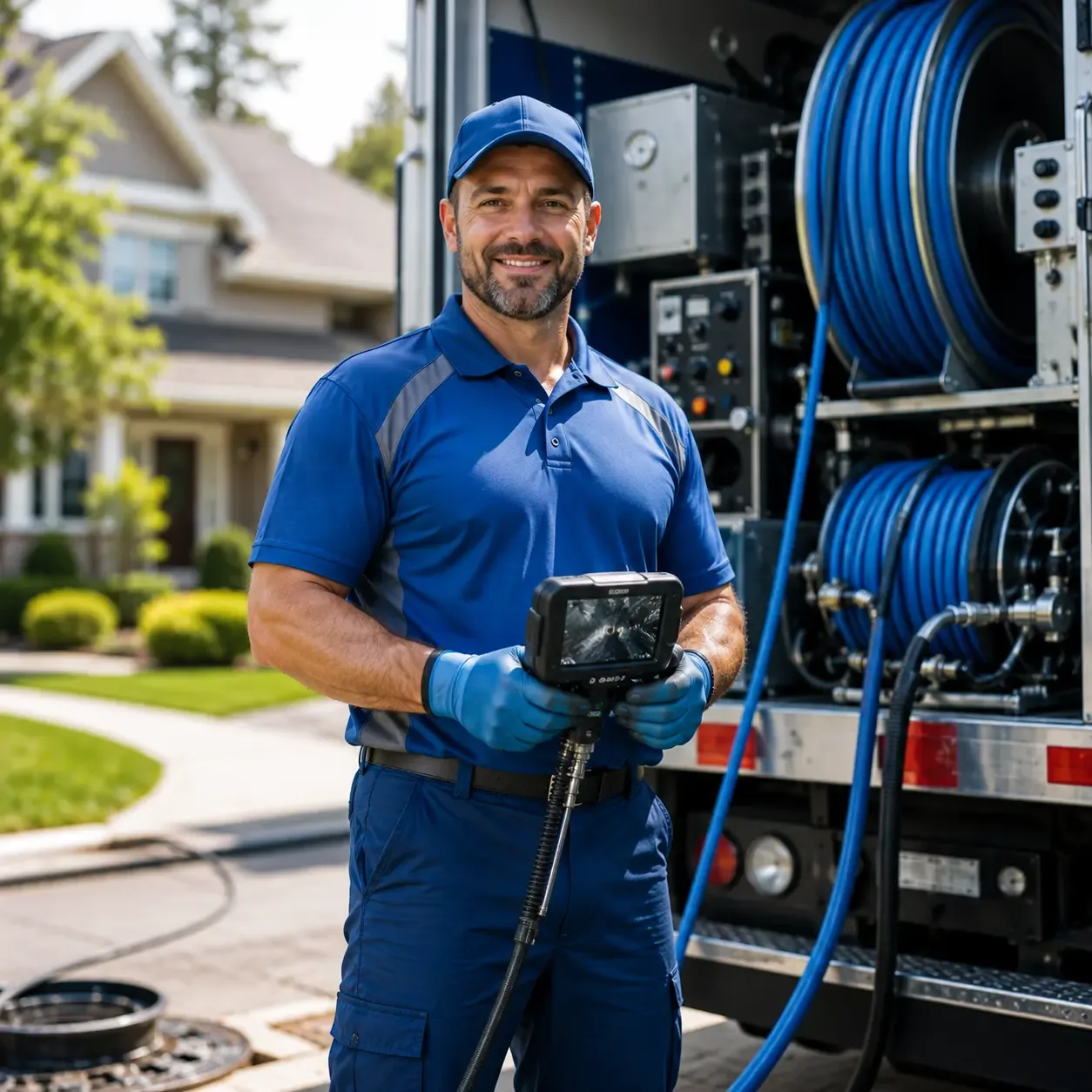 Local outdoor drain cleaning specialists in Sigel, IL
